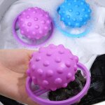 Lot de 4 filtres a cheveux pour machine a laver, elimine les poils d'animaux, r�utilisables, pour machine ...