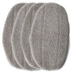 Lot de 4 housses de rechange lavables pour balai vapeur leifheit cleantenso Lot de 4 housses de rechange lavables pour balai vapeur leifheit cleantenso