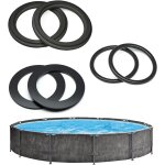 Lot de 4 joint torique piscine, joint pompe piscine, joints d'tanchit pour pompe a bras, multifonctionnel ...