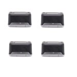Lot de 4 lampes solaires chaudes a allumage automatique pour les cours, les cl�tures, les balustrades ...
