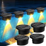 Lot de 4 lampes solaires flottantes pour piscine - eclairage led - eclairage de bassin tanche - pour ...