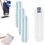 Lot de 4 lingettes microfibres lavables pour sols durs h2pro, vileda ocedar( ) Lot de 4 lingettes microfibres lavables pour sols durs h2pro, vileda ocedar( )