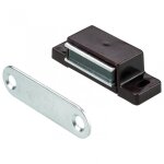 Lot de 4 loqueteaux magnétiques plastique hettich, l. 14. 5 x l. 45. 3 mm Lot de 4 loqueteaux magnétiques plastique hettich, l. 14. 5 x l. 45. 3 mm
