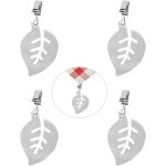 Lot de 4 pinces � nappe en acier inoxydable pour f�te, pique - nique, jardin, maison, int�rieur, camping ...