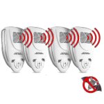 Lot de 4 repulsifs a ultrasons pour chauves - souris : eliminez - les en 72 heures