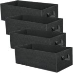 Lot de 4 sacs de culture pour plantes (60 x 30 x 20 cm), rectangulaires, �pais, r�sistants, en tissu ...