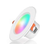 Lot de 4 spots encastr�s intelligents bluetooth pour plafond, led 10 w a intensit� variable, compatibles ...