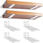 Lot de 4 supports d'tagre flottants de 15 cm, supports d'tagre robustes, supports d'tagre industriels ...