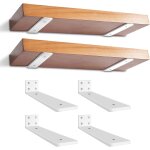 Lot de 4 supports d'tagre flottants de 20 cm, supports d'tagre robustes, supports d'tagre industriels ...