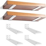 Lot de 4 supports d'tagre flottants de 25 cm, supports d'tagre robustes, supports d'tagre industriels ...
