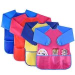 Lot de 4 tabliers de peinture pour enfants