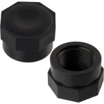Lot de 5 bouchons femelles 1   visser pour tuyau d'arrosage systme goutte  goutte - pression max 10 ...