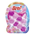 Lot de 5 - bref wc - bloc brilliant gel ros�e du matin - duo - pack