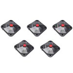Lot de 5 chauffages solaires pour piscine 735 w