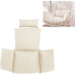 Lot de 5 coussins pour fauteuil suspendu en polyrotin / rotin - coussins d'assise pour fauteuil suspendu, ... Lot de 5 coussins pour fauteuil suspendu en polyrotin / rotin - coussins d'assise pour fauteuil suspendu, ...
