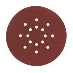 Lot 5 disque abrasif corindon 16 trous 225 mm grain 240 auto agrippant scid