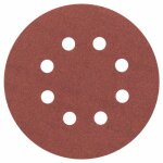 Lot de 5 disques abrasifs expert for wood 125 8 trous gr 180 bosch 2608605644