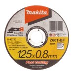 Disque  trononner mtal et inox pour meuleuses  batterie (plat) makita b - 45733