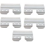 Lot de 5 lames de rechange en c�ramique pour la plupart des tondeuses andis oster ag a5