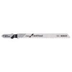 Lot de 5 lames de scie sauteuse clean for hard wood t101aif l 100 mm bosch 2608634897