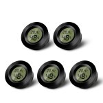 Lot de 5 mini thermom�tres num�riques d'int�rieur, hygrom�tre num�rique lcd, moniteur de temp�rature ...