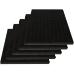 Lot de 5 plateaux de présentation en velours noir plateau de présentation de bijoux coussinets en mousse ... Lot de 5 plateaux de présentation en velours noir plateau de présentation de bijoux coussinets en mousse ...