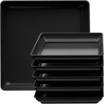 Lot de 5 soucoupes carres de 30, 5 cm pour pots de fleurs, rcuprateur d'eau pour plantes, plaques ...
