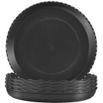 Lot de 5 soucoupes en plastique durable de 30 cm pour plantes, bac rcuprateur d'eau pour pot de fleurs, ...