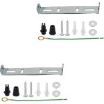Lot de 5 supports de plaque de plafond avec vis, accessoires pour la maison, le bureau, la base de lampe ...