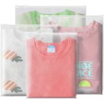 Lot de 50 grands sacs a fermeture eclair pour vtements - 40 x 30 cm - en plastique - rutilisables - ...