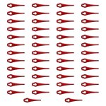 Lot de 50 lames de rechange en plastique pour coupe - bordures bosch art 26, rouge Lot de 50 lames de rechange en plastique pour coupe - bordures bosch art 26, rouge