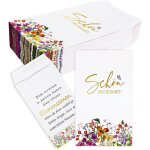 Lot de 50 sachets a graines pour invités (« schön das du da bist »), pour les graines de fleurs, cadeaux ... Lot de 50 sachets a graines pour invités (« schön das du da bist »), pour les graines de fleurs, cadeaux ...