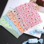 Lot de 500 emballages en papier sulfuris� (12, 5 x 9 cm) pour bonbons, nougat, lait, pois, vagues, c?ur, ...