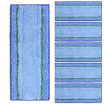 Lot de 6 accessoires pour le robot laveur irobot braava jet s�rie m6 : tapis de lavage lavable et r�utilisable ...