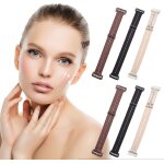 Lot de 6 bandes de lifting r�glables avec clips, bandeau elastique invisible a double levage instantan� ...
