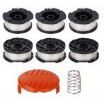 Lot de 6 bobines de fil a6481 a6485 pour coupe - bordures black decker stc1820cm stc1820pc stc1820epc ...