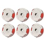 Lot de 6 bobines de fil de rechange pour coupe - bordures flymo fly021 Lot de 6 bobines de fil de rechange pour coupe - bordures flymo fly021