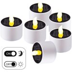 Lot de 6 bougies chauffe - plat solaires - etanche - veilleuse - flammes réalistes - balcon - jardin ... Lot de 6 bougies chauffe - plat solaires - etanche - veilleuse - flammes réalistes - balcon - jardin ...