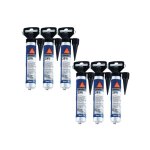 Lot de 6 colles mastic marine sika sikaflex 291i - noir - mini recharge 70ml