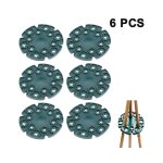 Lot de 6 embouts de support en bambou vert pour plantes grimpantes, pour petits pois, haricots, tomates ...