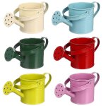 Lot de 6 jolis arrosoirs en fer multicolores pour enfants Lot de 6 jolis arrosoirs en fer multicolores pour enfants