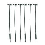 Lot de 6 supports pour plantes grimpantes vertes - treillis durable pour pots de fleurs d'intrieur et ...