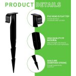 Lot de 60 piquets de fixation / maintien pour tuyau d'arrosage goutte � goutte Ø 16mm - ancrage / support ...