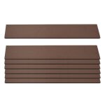 Lot de 7 lattes pour brise - vue en wpc sarthe, planches brise - vent, env. 1m 90cm, brun Lot de 7 lattes pour brise - vue en wpc sarthe, planches brise - vent, env. 1m 90cm, brun