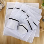 Lot de 7 sacs a linge r�utilisables avec fermeture eclair pour machine a laver, maille fine pour chemises, ...