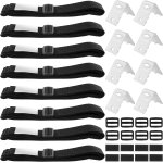 Lot de 8 bandes de maintien - enrouleur de piscine - bandes de maintien pour film solaire de piscine ... Lot de 8 bandes de maintien - enrouleur de piscine - bandes de maintien pour film solaire de piscine ...