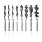 Lot de 8 brosses métalliques en acier inoxydable pour le nettoyage, brosse métallique pour perceuse électrique ... Lot de 8 brosses métalliques en acier inoxydable pour le nettoyage, brosse métallique pour perceuse électrique ...