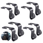 Lot de 8 crochets pour si�ge de voiture, crochets pour appui - t�te de si�ge arri�re, crochets de rangement ...