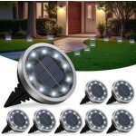 Lot de 8 lampes solaires de jardin - etanche ip65 - eclairage de paysage, clairage dcoratif pour trottoir, ...