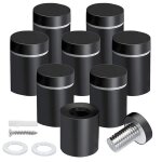 Lot de 8 vis de blocage, 3 / 4x1 pouces, pour cadre photo acrylique, panneau noir, kit de vis de publicit ...